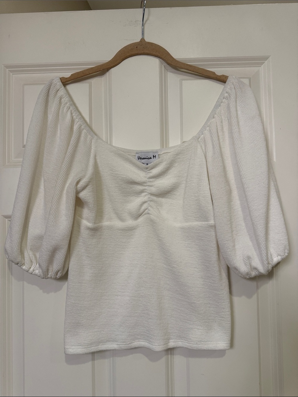 Veronica M Terry Cloth Ribbed Top